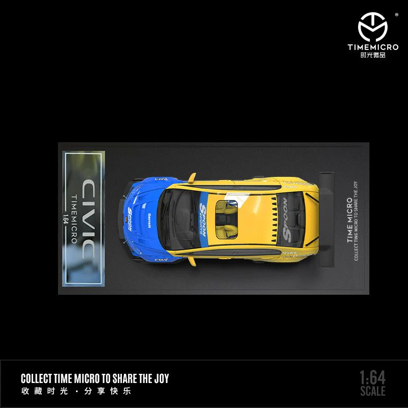 TIME MICRO 1/64 Honda Civic Modified Spoon TM645702 - Image 2