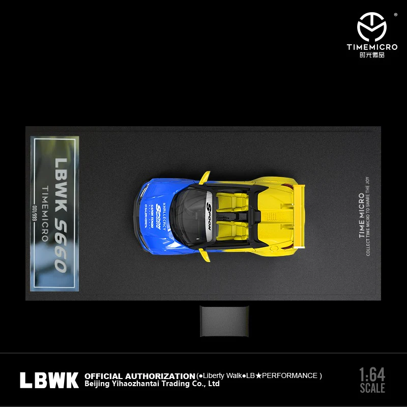 TIME MICRO 1/64 Honda S660 LBWK Spoon High Tail Wing - Image 2