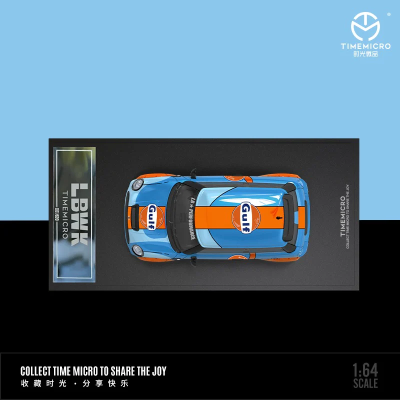 TIME MICRO 1/64 LBWK Mini Cooper GULF Manga Version - Image 2