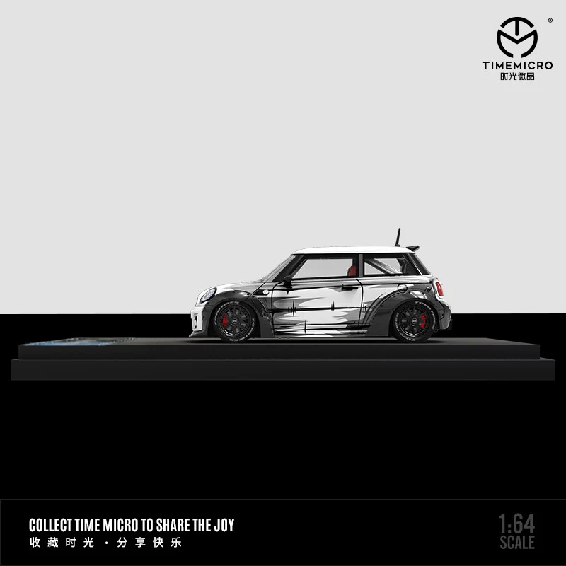 TIME MICRO 1/64 LBWK Mini Cooper WHITE Manga Version - Image 2