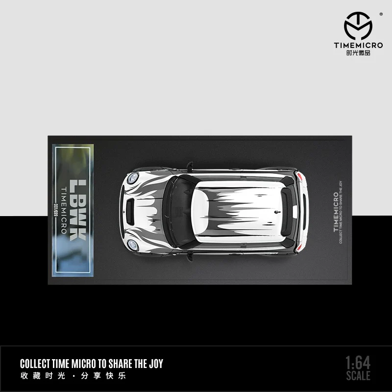 TIME MICRO 1/64 LBWK Mini Cooper WHITE Manga Version - Image 3