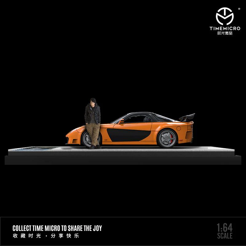 TIME MICRO 1/64 Mazda RX-7 Veilside Fast and Furious with Figurine - Image 3
