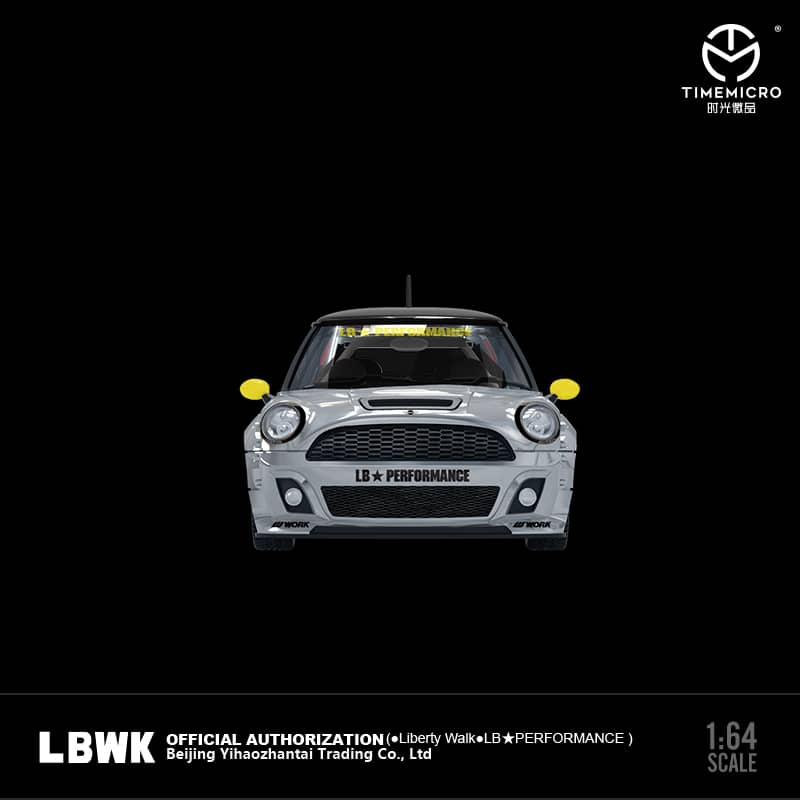 TIME MICRO 1/64 Mini Cooper R56 LB Silver - Image 2