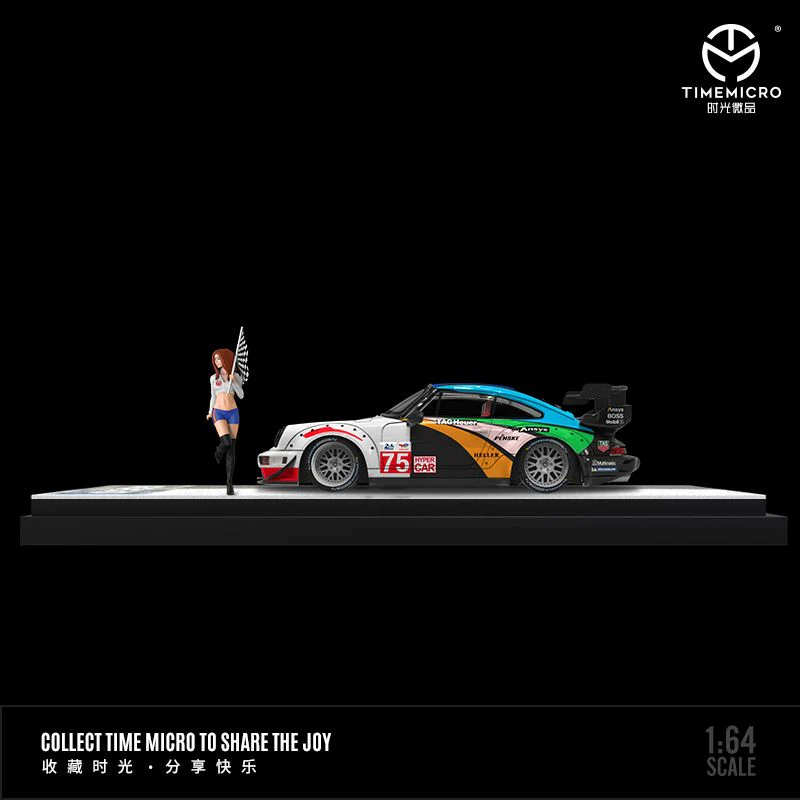 PREORDER TIME MICRO 1/64 Porsche 964 Centennial Le Mans with Figurine (Approx. release in AUGUST 2023 and subject to the manufacturer's final decision) - Image 2