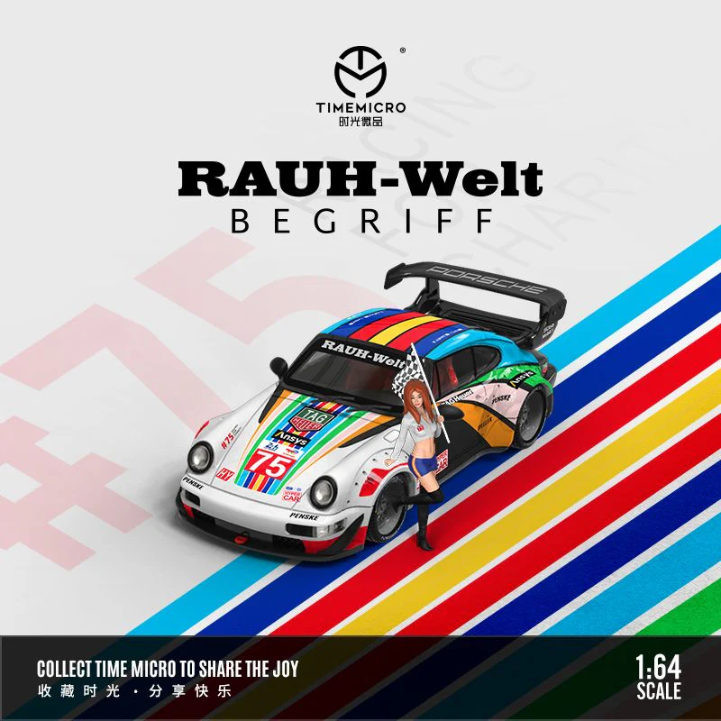 PREORDER TIME MICRO 1/64 Porsche 964 Centennial Le Mans with Figurine (Approx. release in AUGUST 2023 and subject to the manufacturer's final decision) - Image 3