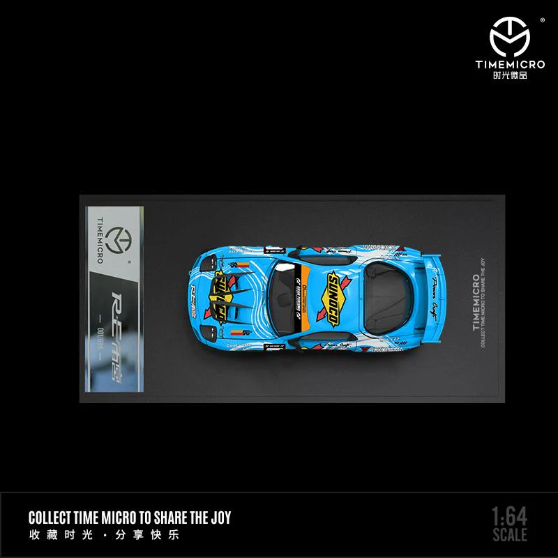 TIME MICRO 1/64 RE Amemiya RX-7 BLUE - Image 2