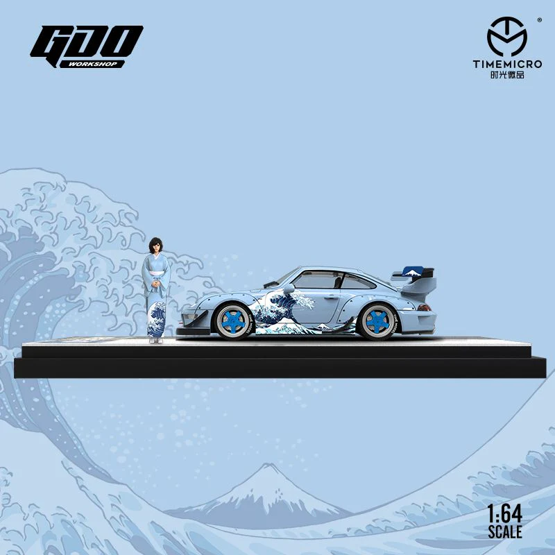 PREORDER TIME MICRO 1/64 RWB 993 KANAGAWA SURFING with Figurine (Approx. Release Date: September 2023 and subject to the manufacturer's final decision) - Image 2