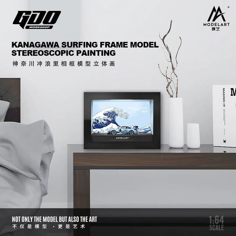 TIME MICRO 1/64 RWB 993 KANAGAWA SURFING with Frame - Image 2
