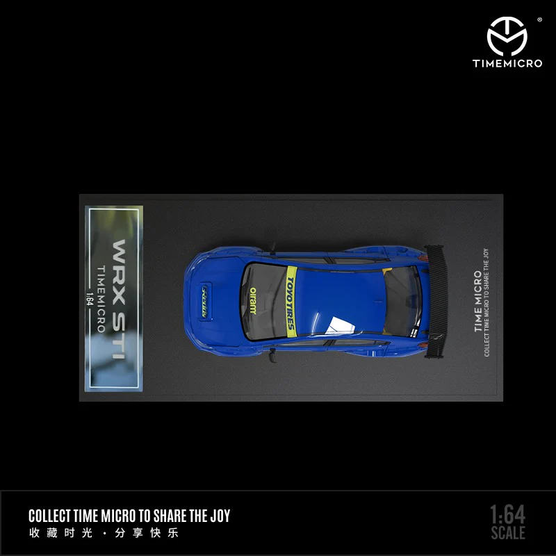 TIME MICRO 1/64 Subaru Impreza WRX-STI Blue - Image 2