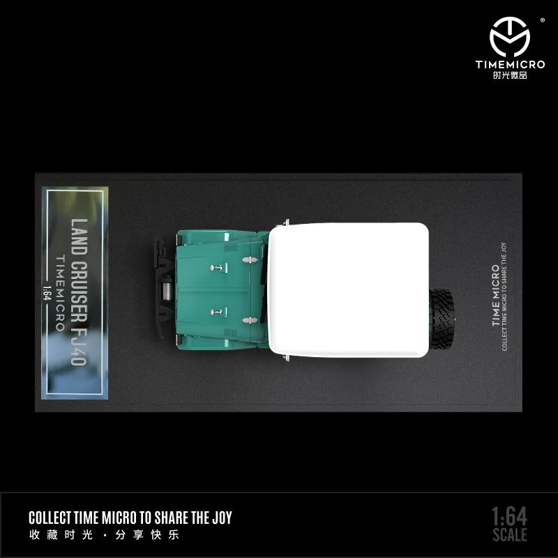 TIME MICRO 1/64 Toyota Land Cruiser FJ40 Green - Image 2
