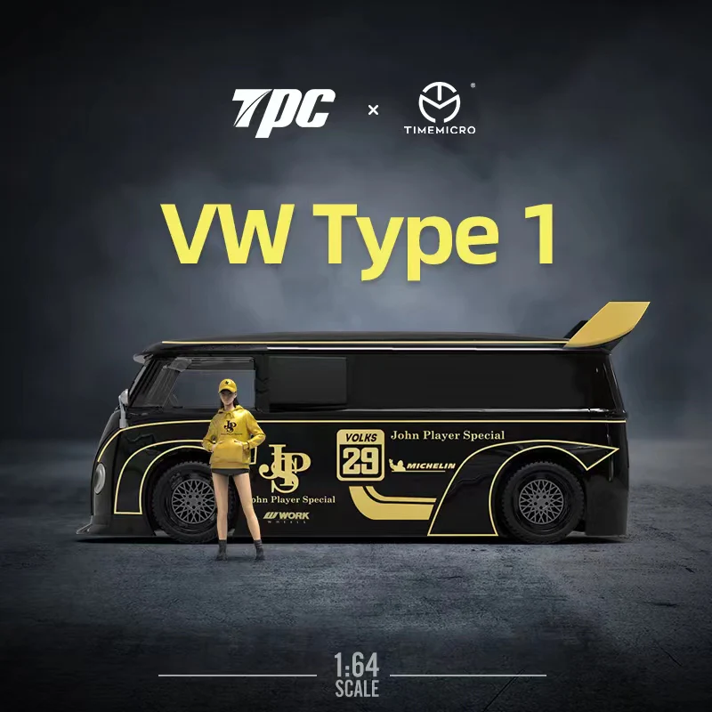 PREORDER TIME MICRO 1/64 VW T1 Gold Black  (Approx. Release Date : JUNE 2022 subject to manufacturer's final decision) - Image 3
