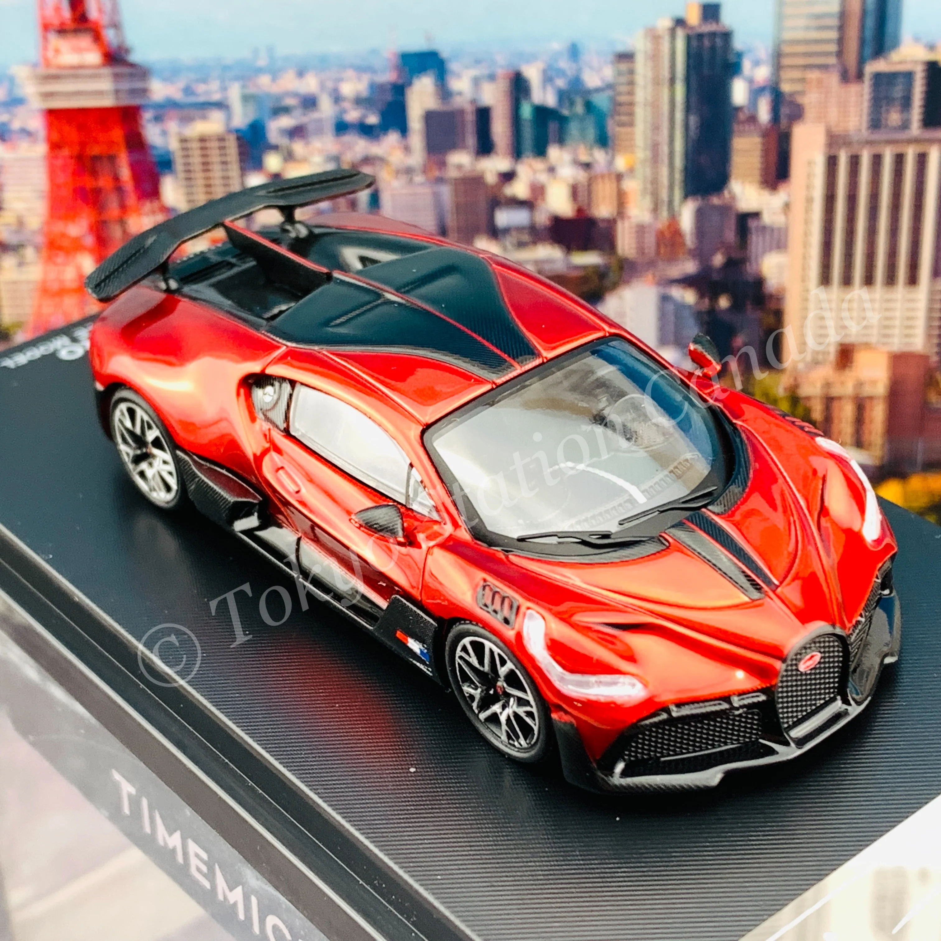 TIME MICRO x Bburago 1/64 Bugatti DIVO Red - Image 4