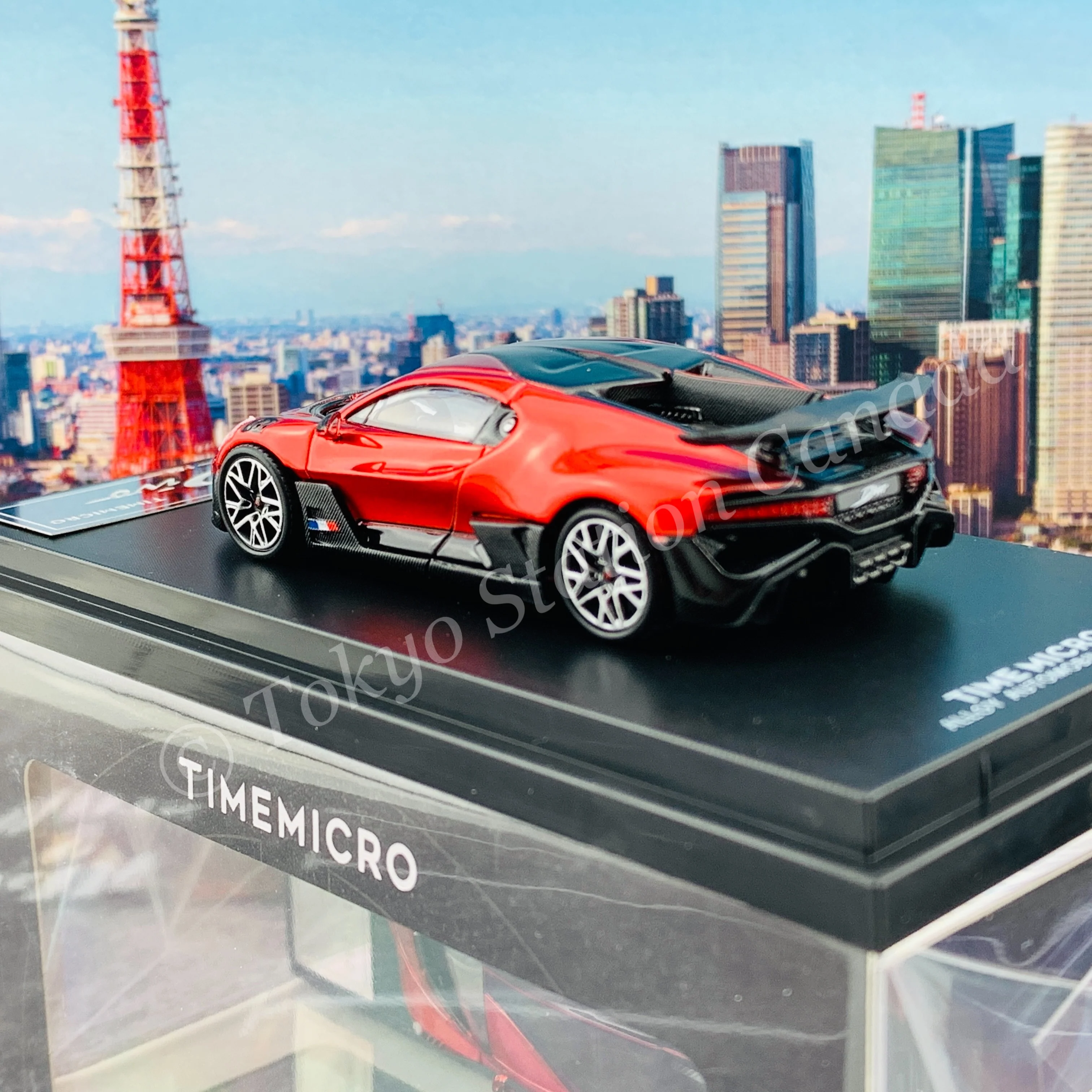 TIME MICRO x Bburago 1/64 Bugatti DIVO Red - Image 6
