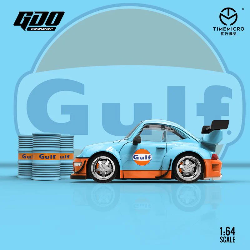 TIME MICRO x GDO Q Version RWB 993 GULF with Oil Cans - Image 2