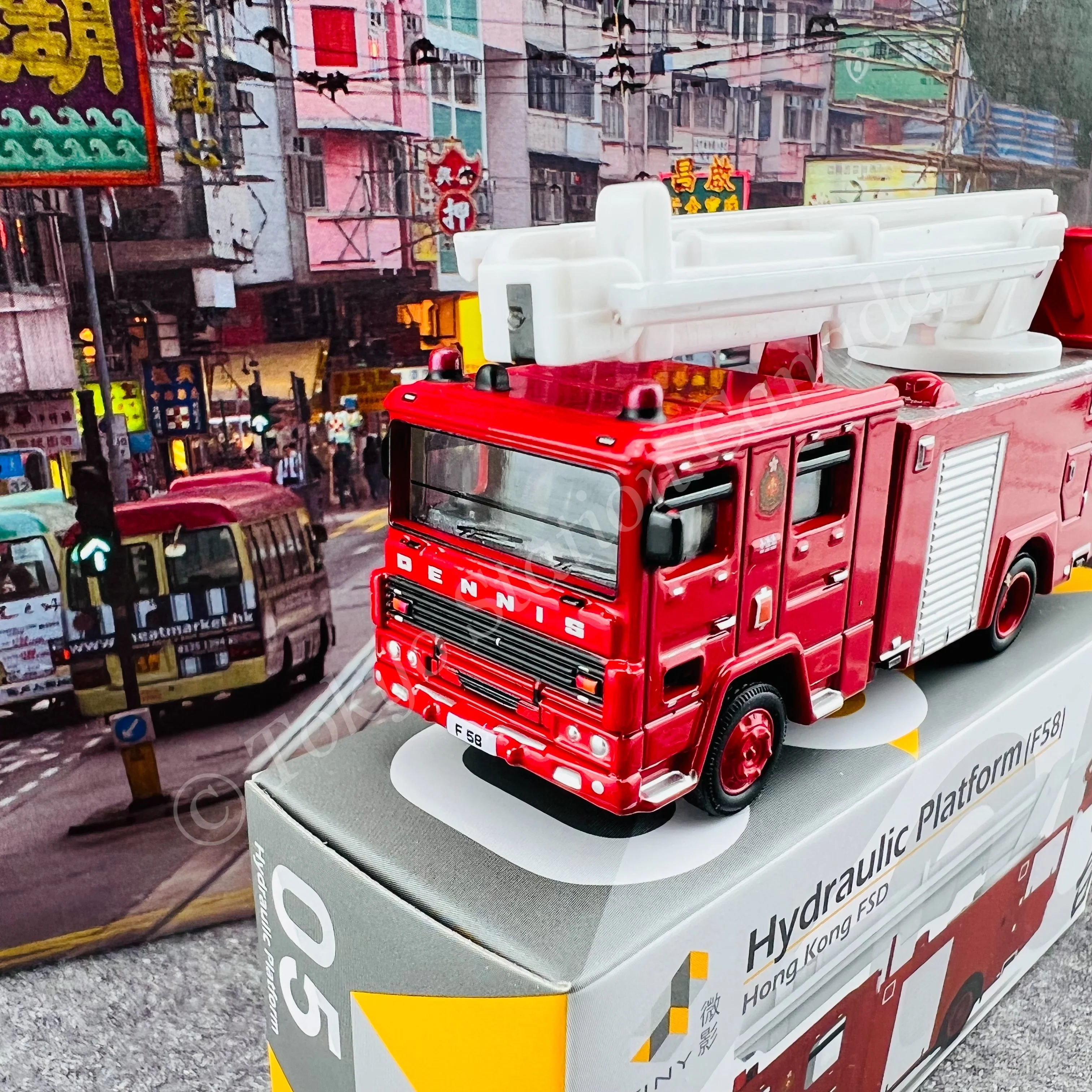 TINY 微影 05 Fire Services Hydraulic Platform  消防油壓升降台 (F58) ATC64975 - Image 2