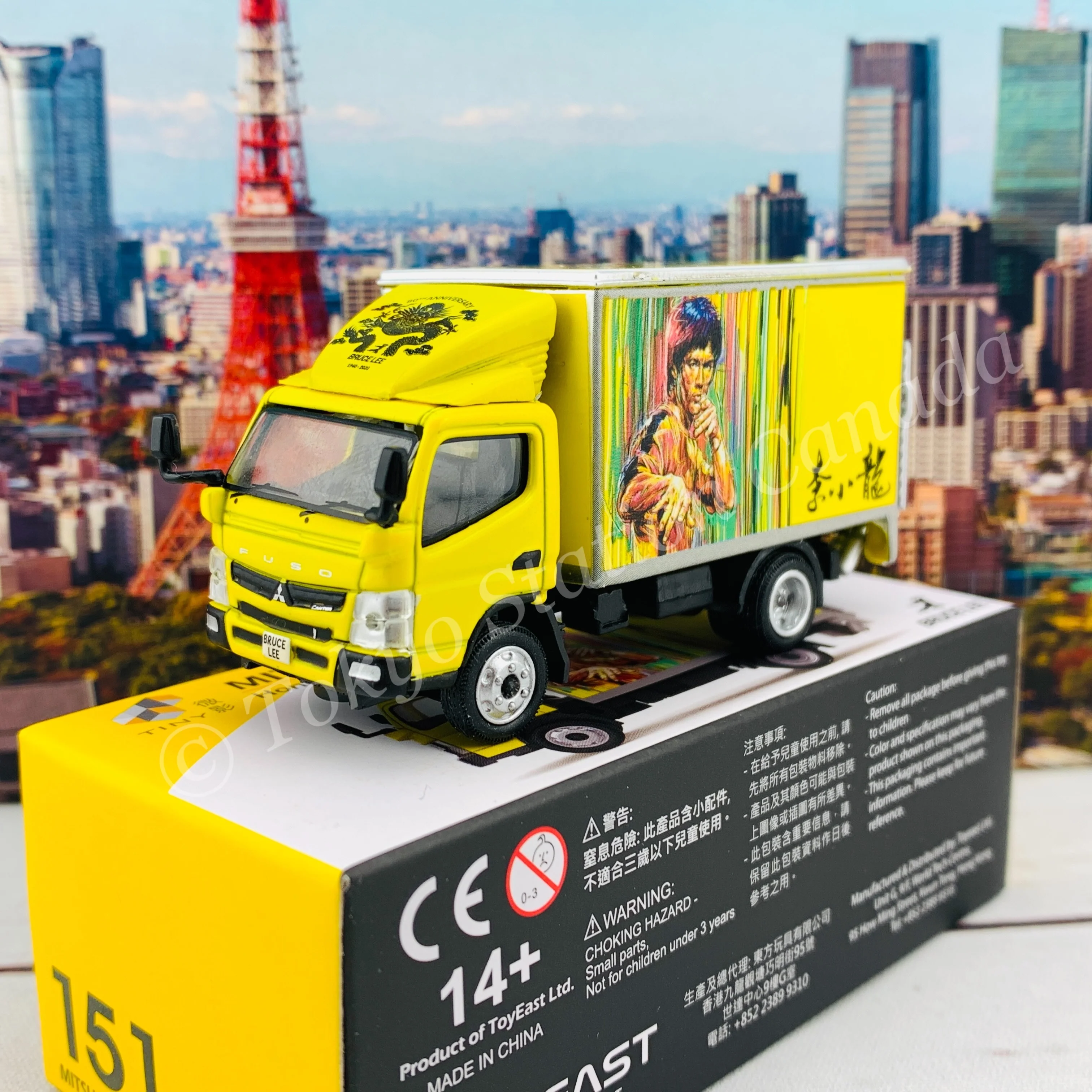 Tiny 微影 151 Mitsubishi Fuso Canter Bruce Lee 李小龍  ATC65076 - Image 2