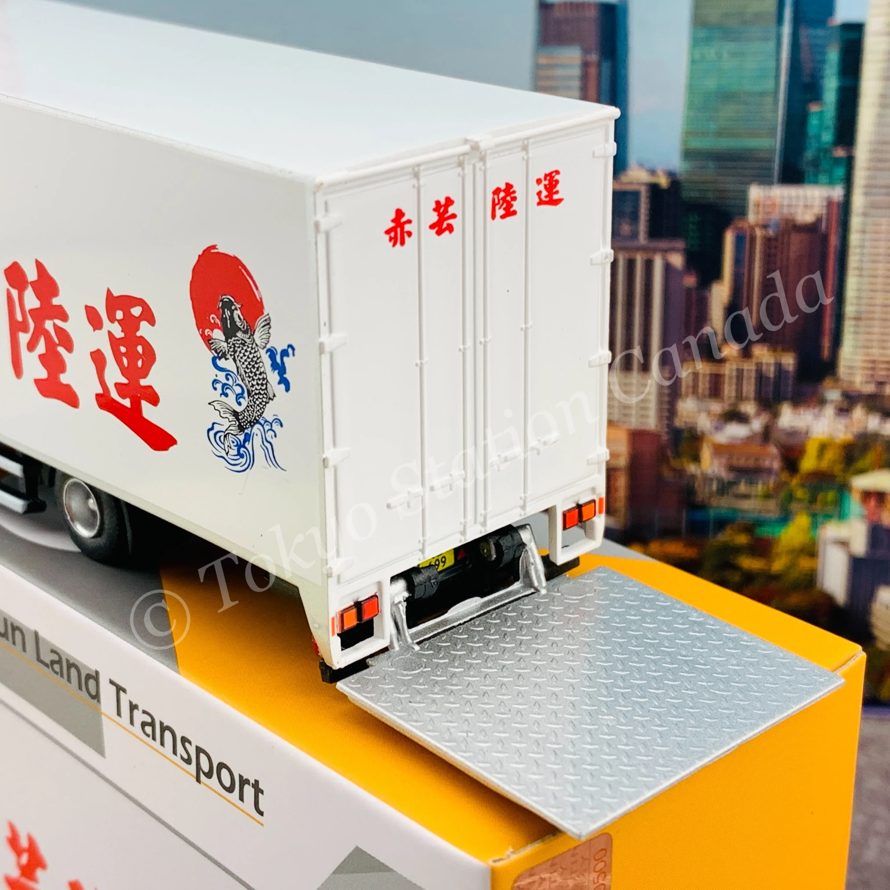 TINY 微影 156 HINO 500 Box Lorry 10-tonne Red Yun Land Transport 日野 500 赤芸陸運 10噸貨車 ATC65122 - Image 5