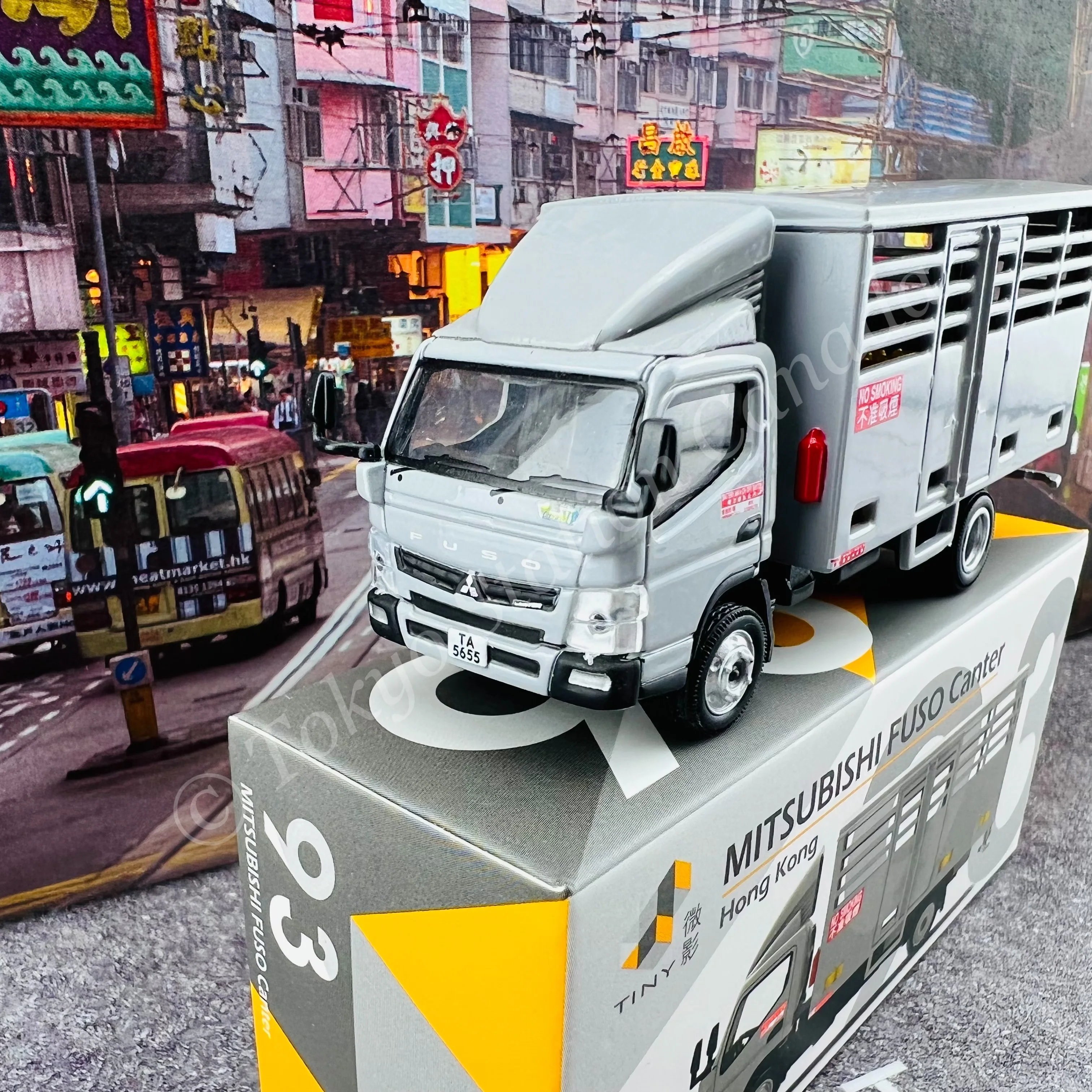 TINY 微影 93 Mitsubishi Fuso Canter Bottled LPG Delivery Lorry 石油氣貨車 ATC64917 - Image 3