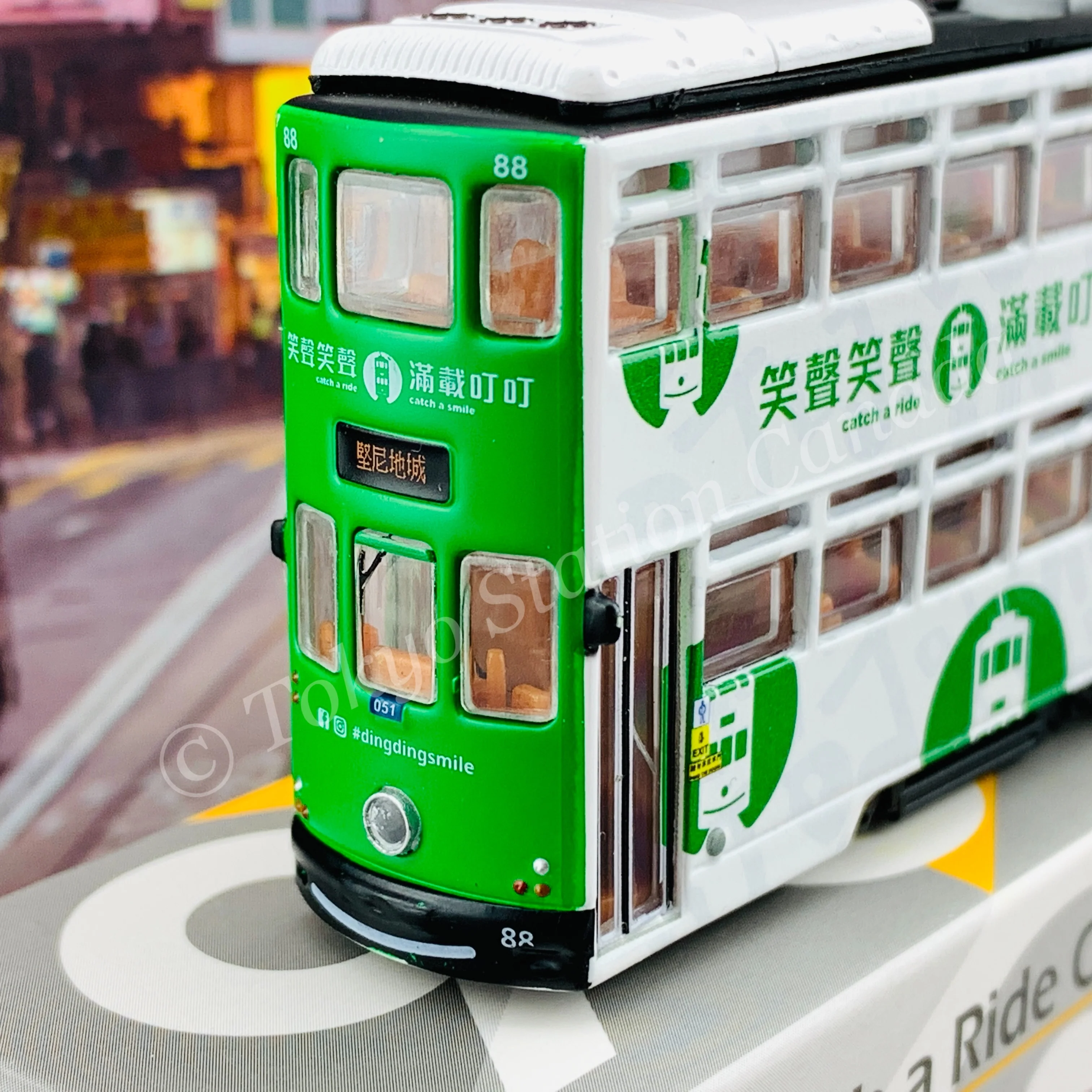 TINY 微影 95 Catch a Ride Catch a Smile Tram (第七代) 白色車身 ATC64223 - Image 4