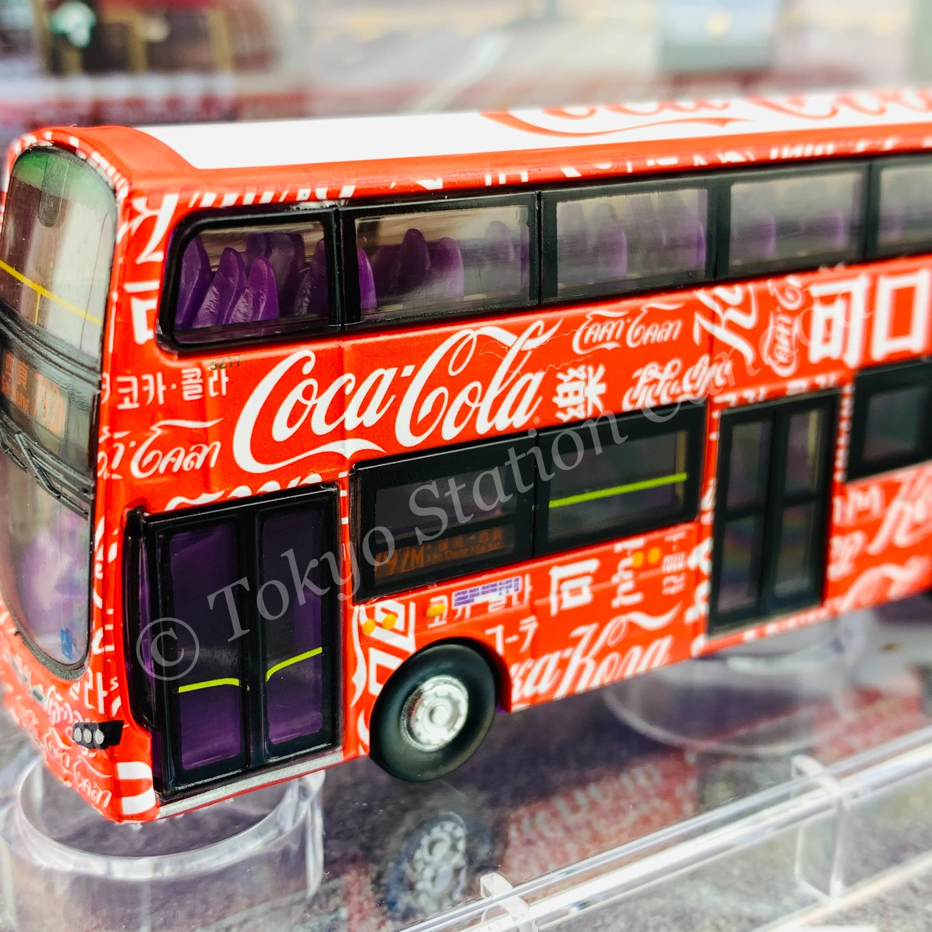 Tiny 微影 B9TL Bus Coca-Cola 可口可樂 COKE020 (Sai Kung 792M 西貢) - Image 3