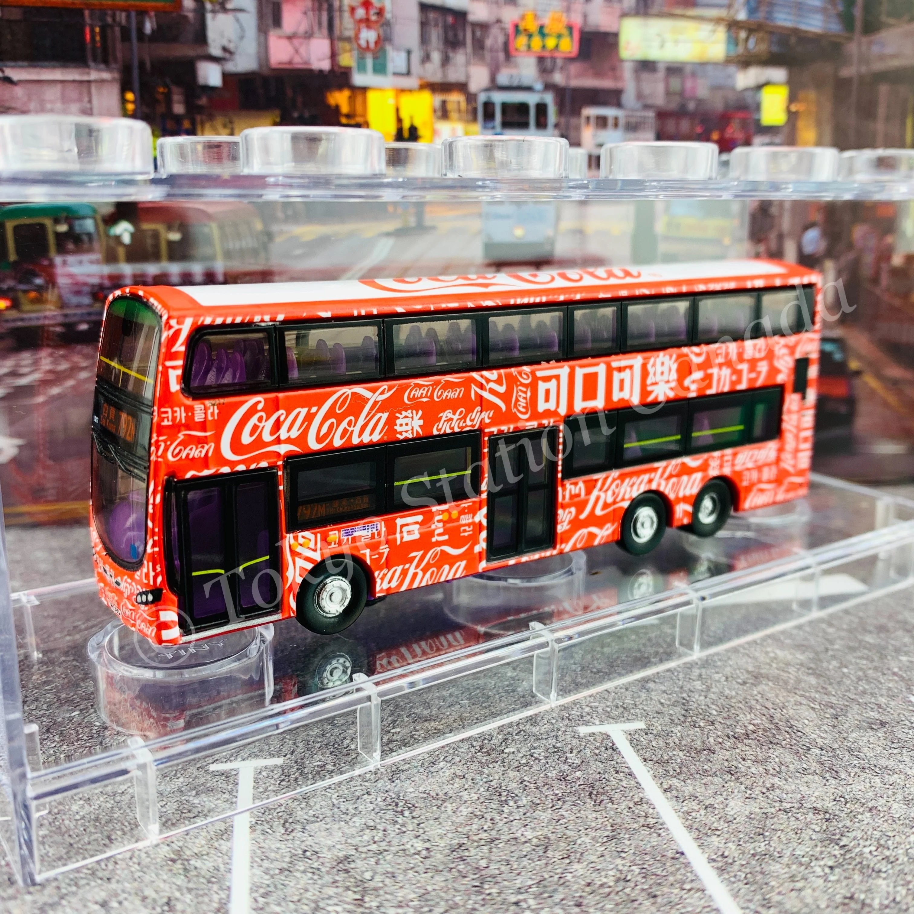 Tiny 微影 B9TL Bus Coca-Cola 可口可樂 COKE020 (Sai Kung 792M 西貢) - Image 4