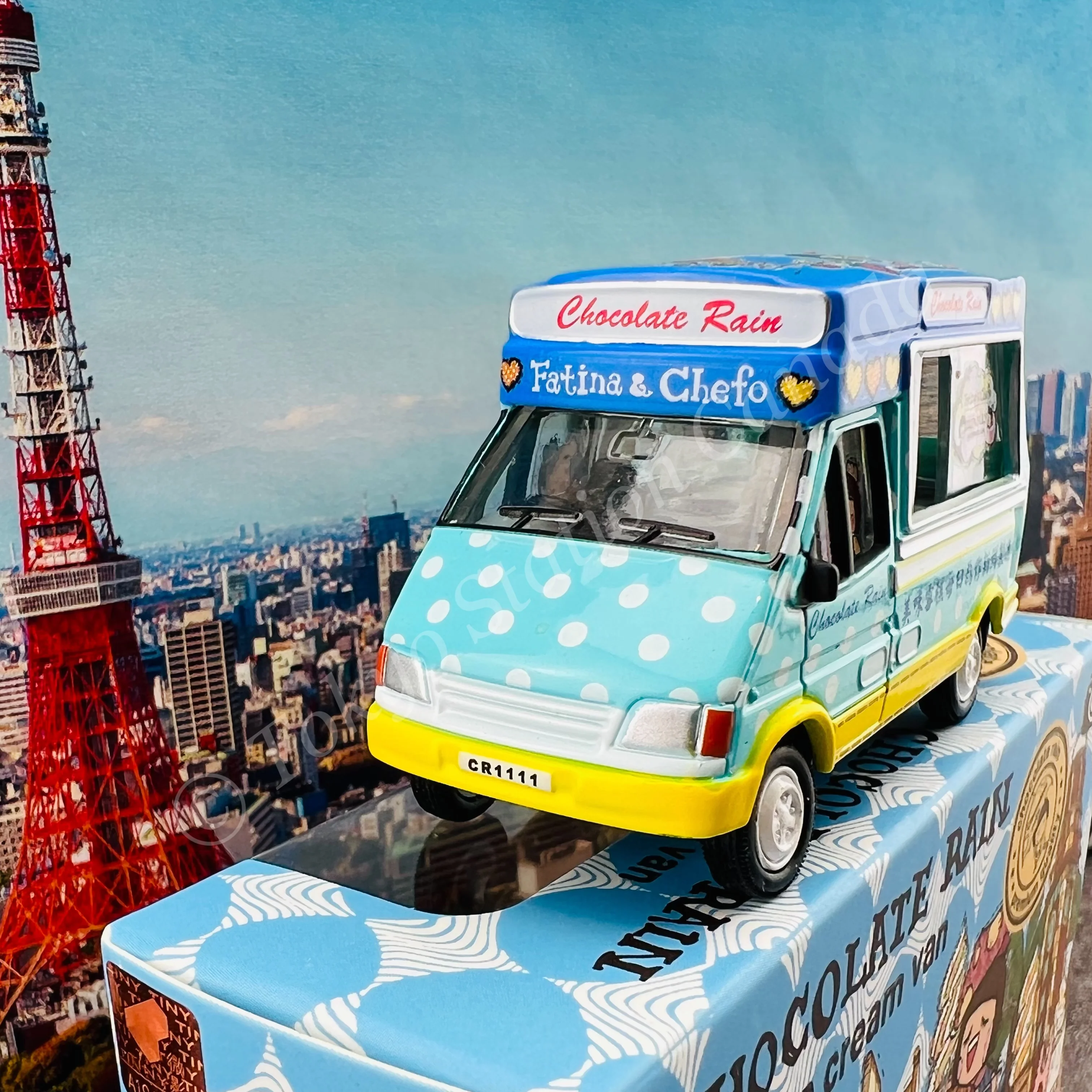 TINY 微影 Chocolate Rain Ice Cream Van 雪糕車 CCRA001 - Image 2