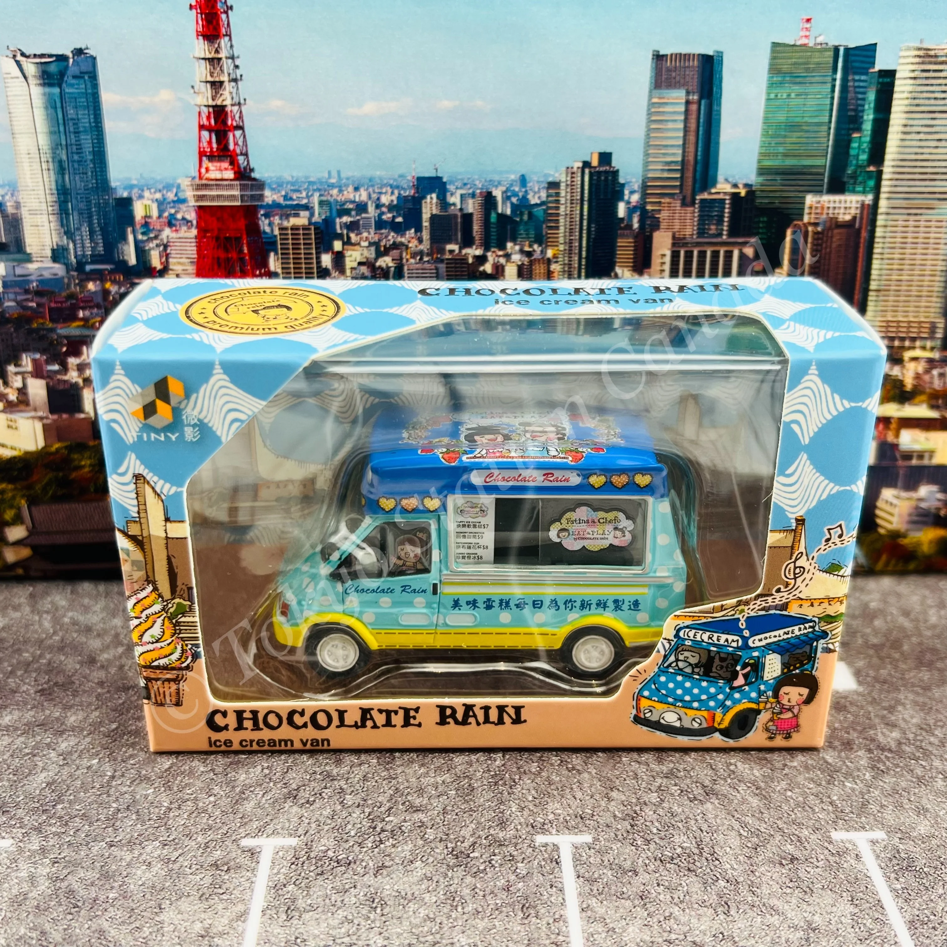 TINY 微影 Chocolate Rain Ice Cream Van 雪糕車 CCRA001 - Image 5