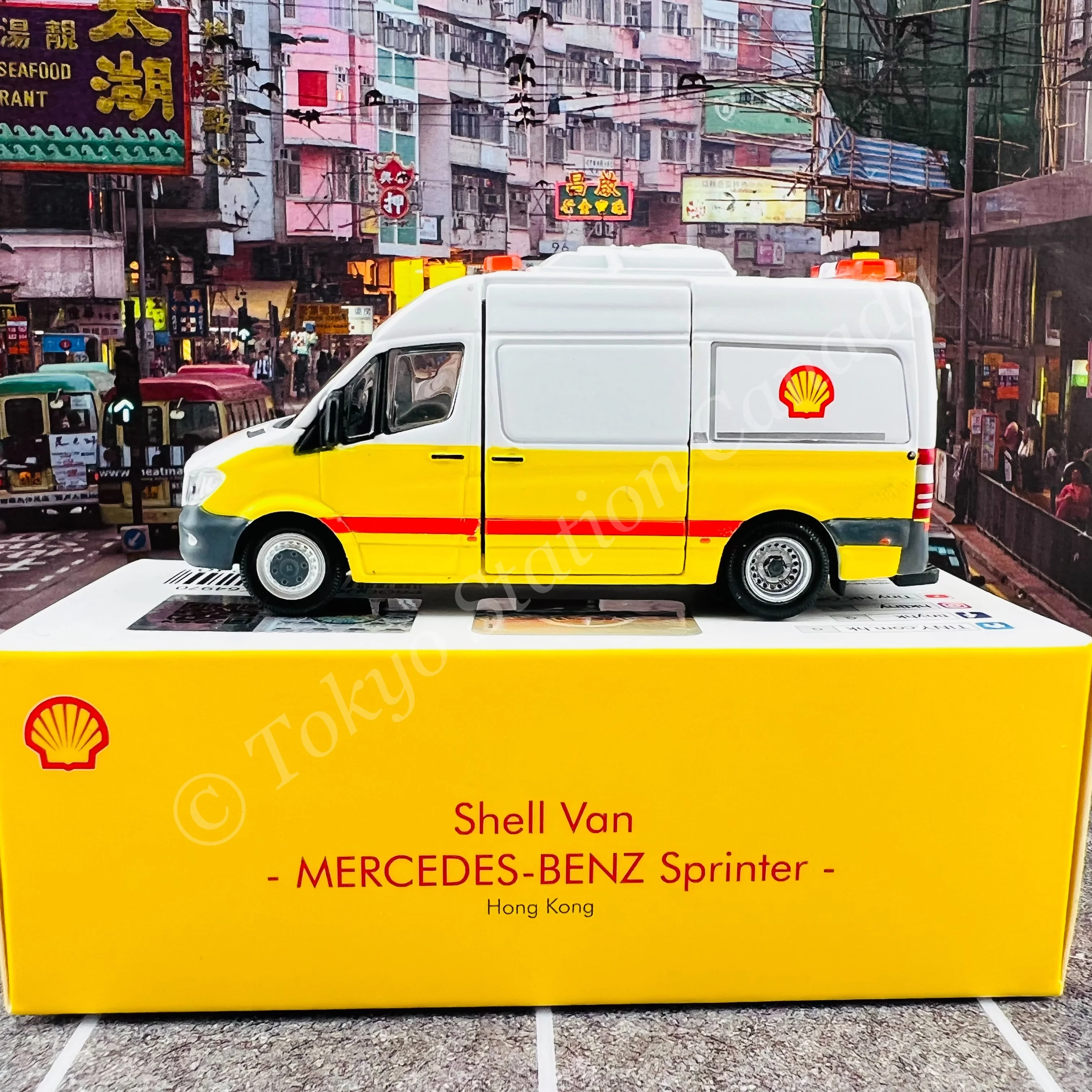 TINY 微影 Shell Van MERCEDES-BENZ Sprinter Hong Kong ATC64970 - Image 3