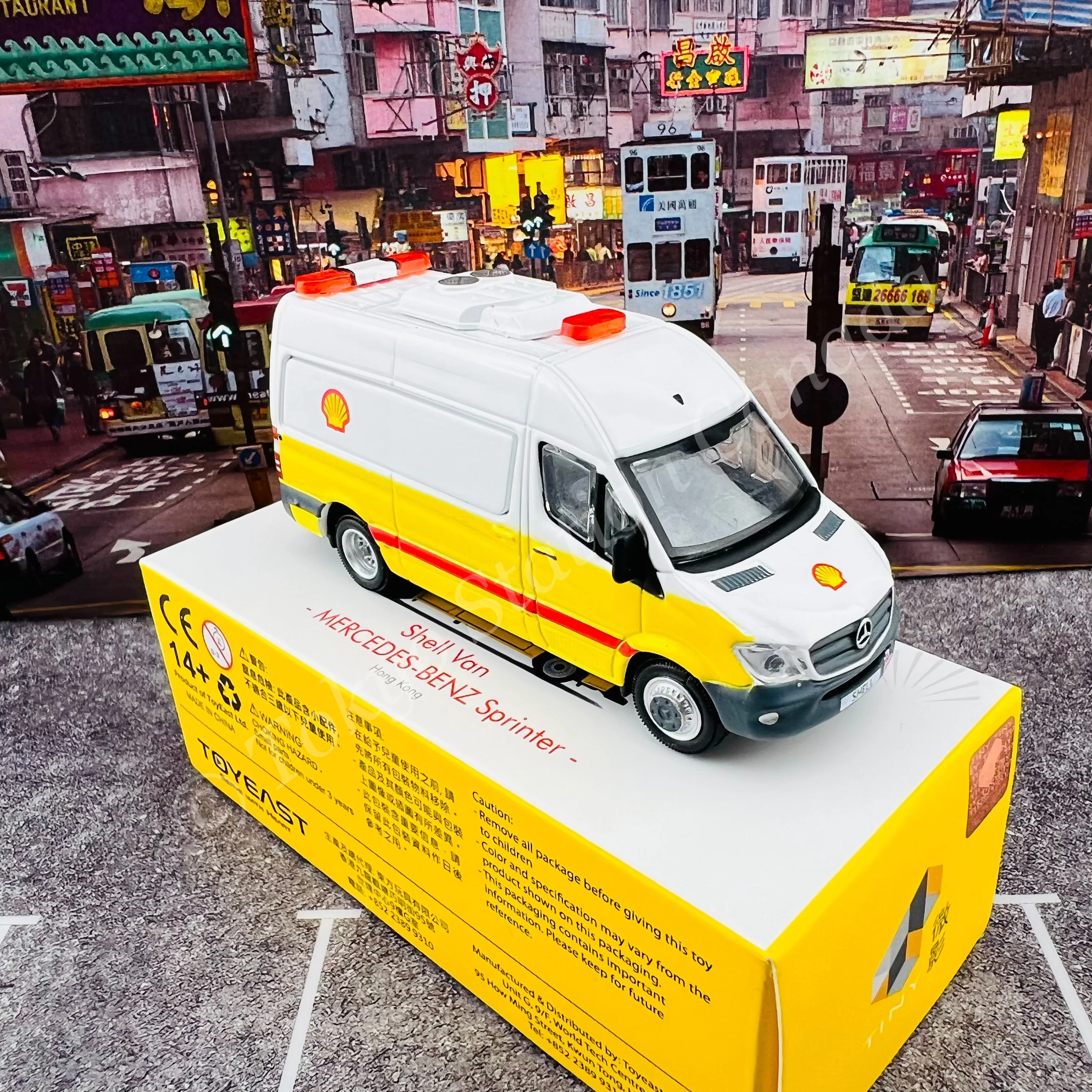 TINY 微影 Shell Van MERCEDES-BENZ Sprinter Hong Kong ATC64970 - Image 4