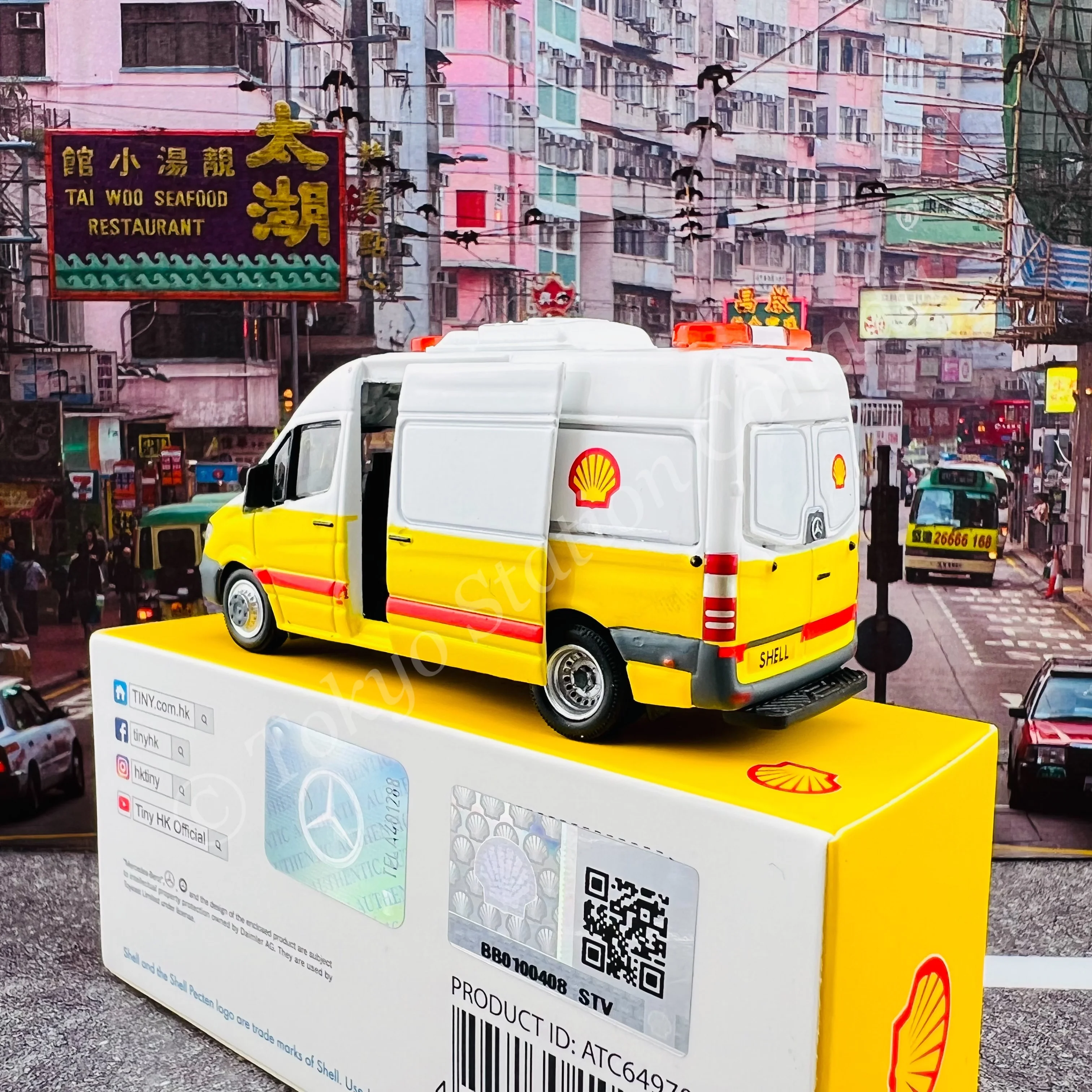 TINY 微影 Shell Van MERCEDES-BENZ Sprinter Hong Kong ATC64970 - Image 5