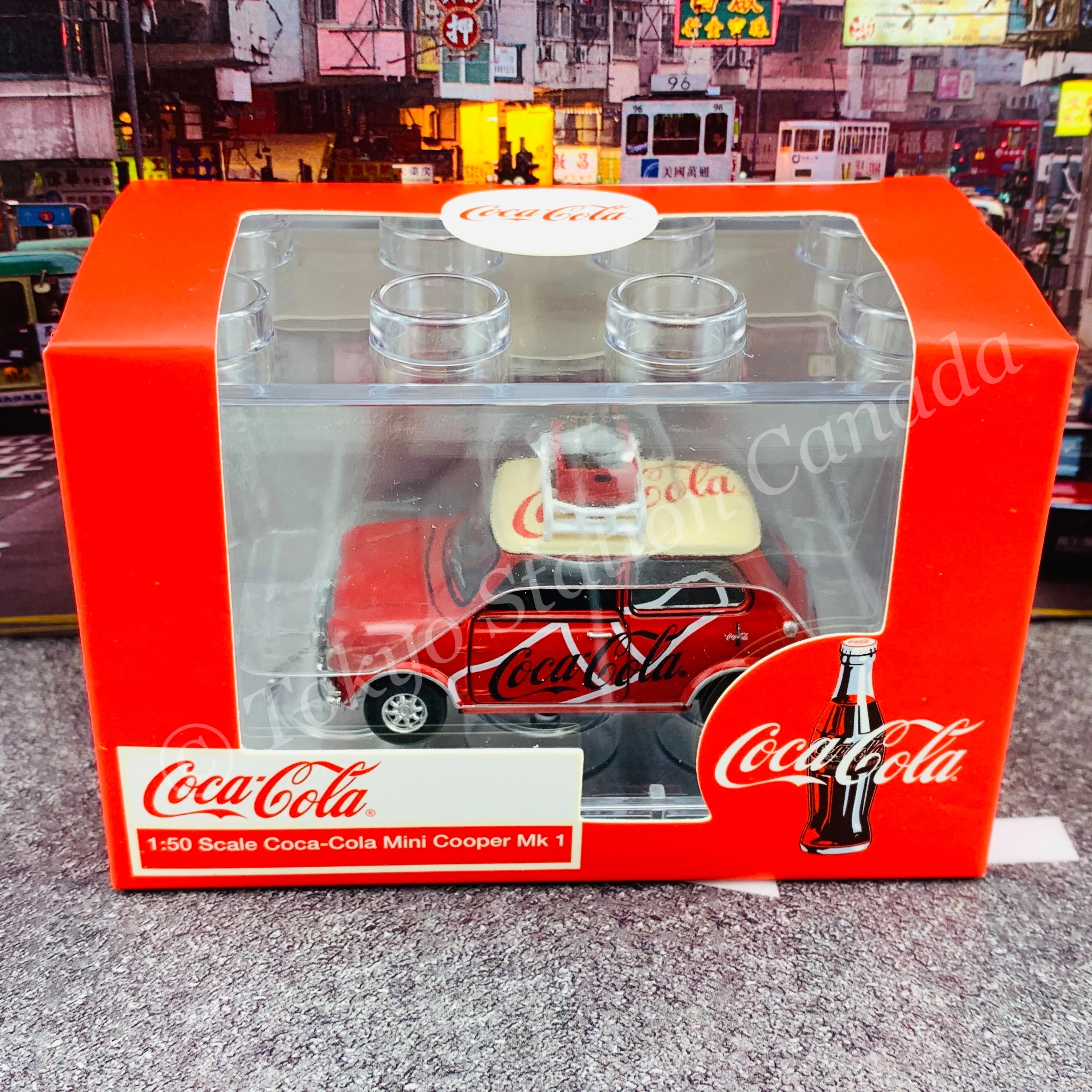 Tiny 微影 Mini Cooper Mk 1 Coca-Cola (with bottle of coke) COKE005 - Image 7