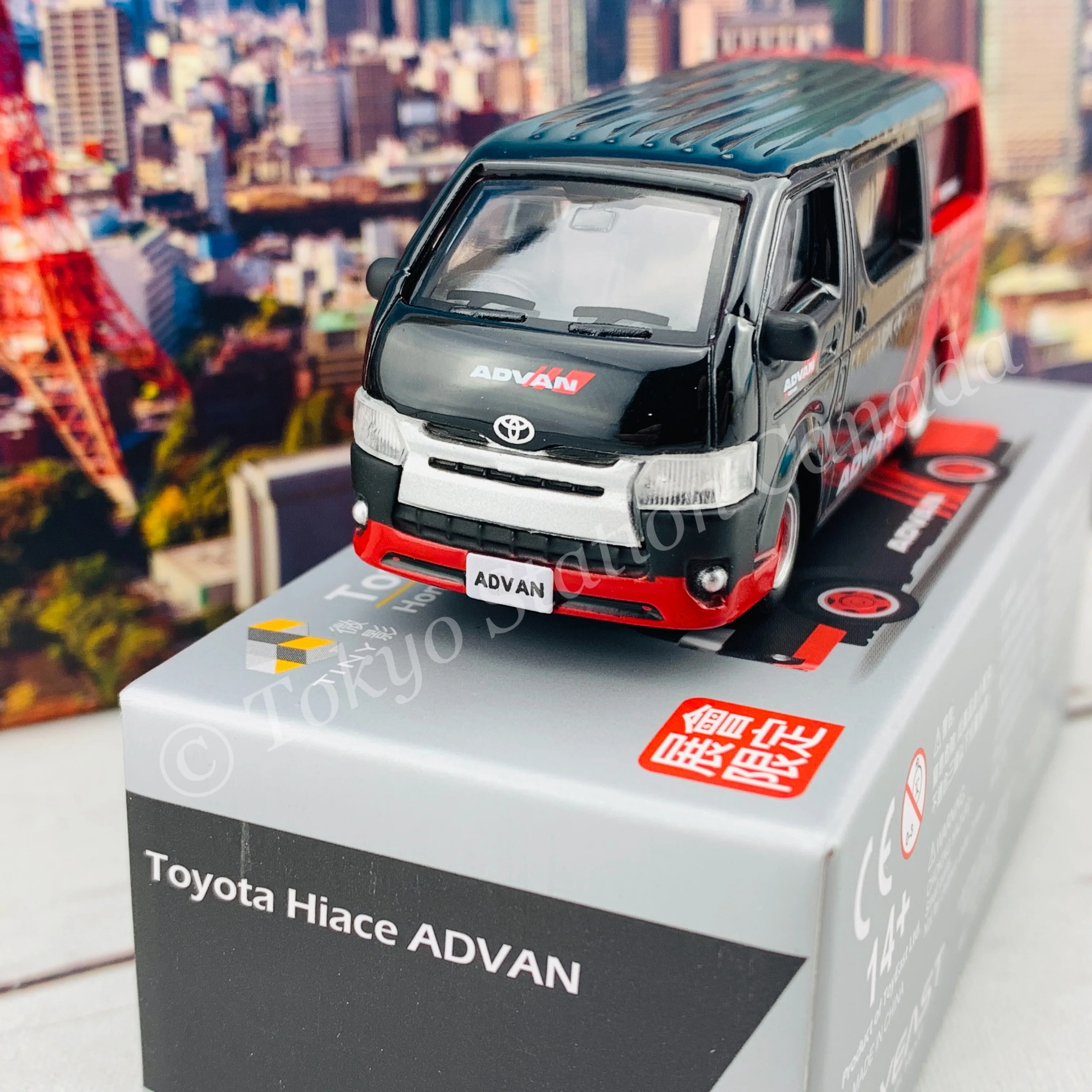 Tiny 微影 Toyota Hiace ADVAN "Exhibition Limited" ATC64938 - Image 3
