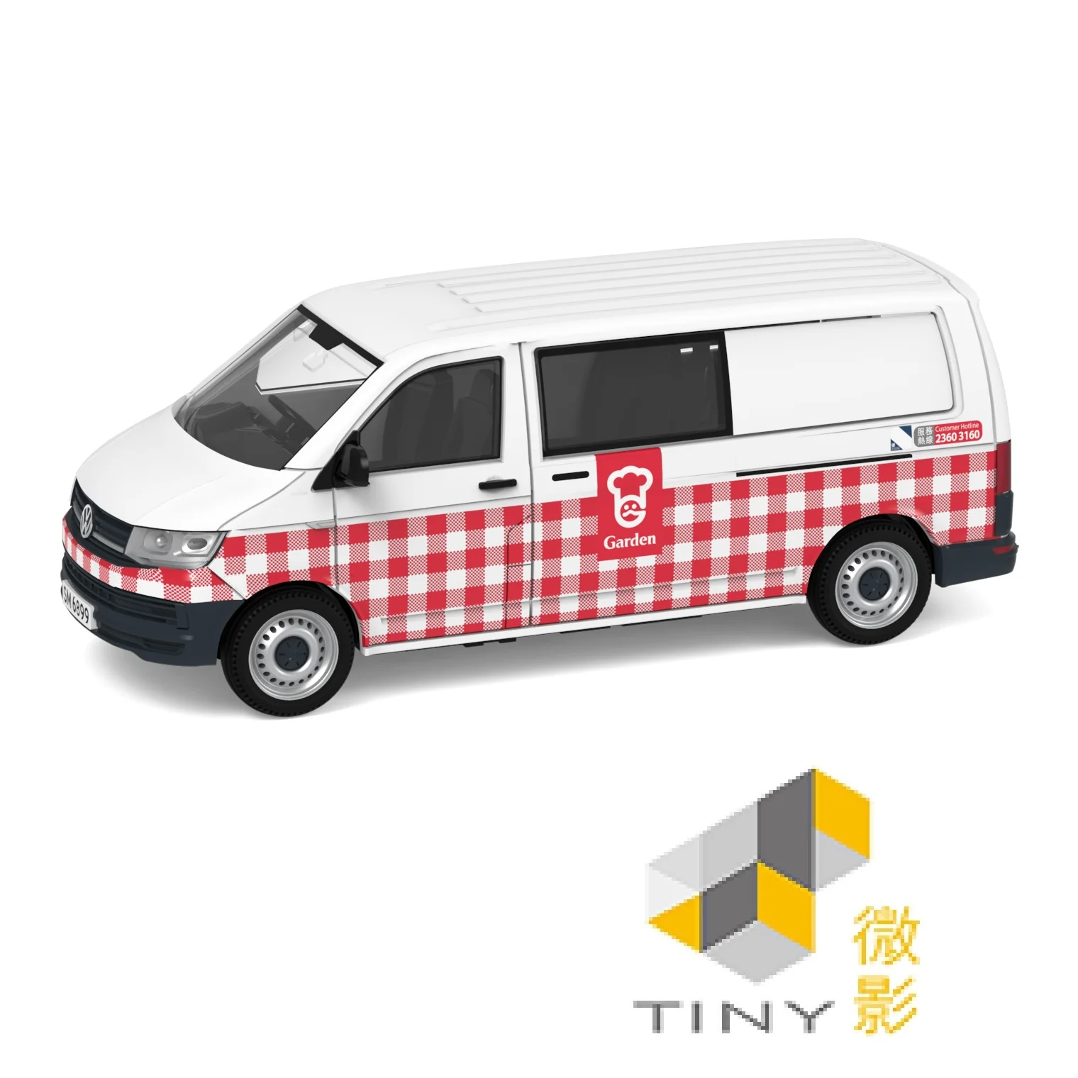 TINY 微影 Volkswagen T6 Transporter Garden 嘉頓 ATC65694 - Image 2