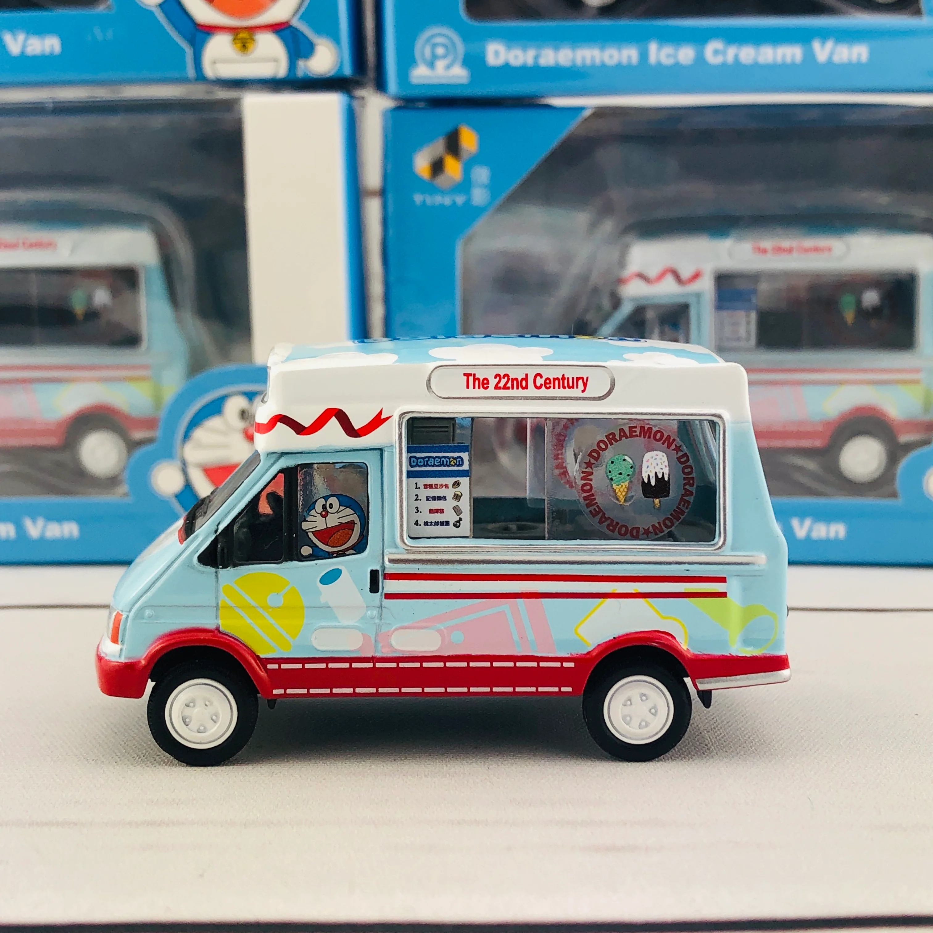 TINY x DORAEMON Ice-Cream Truck 叮噹雪糕車 DORA012 - Image 2