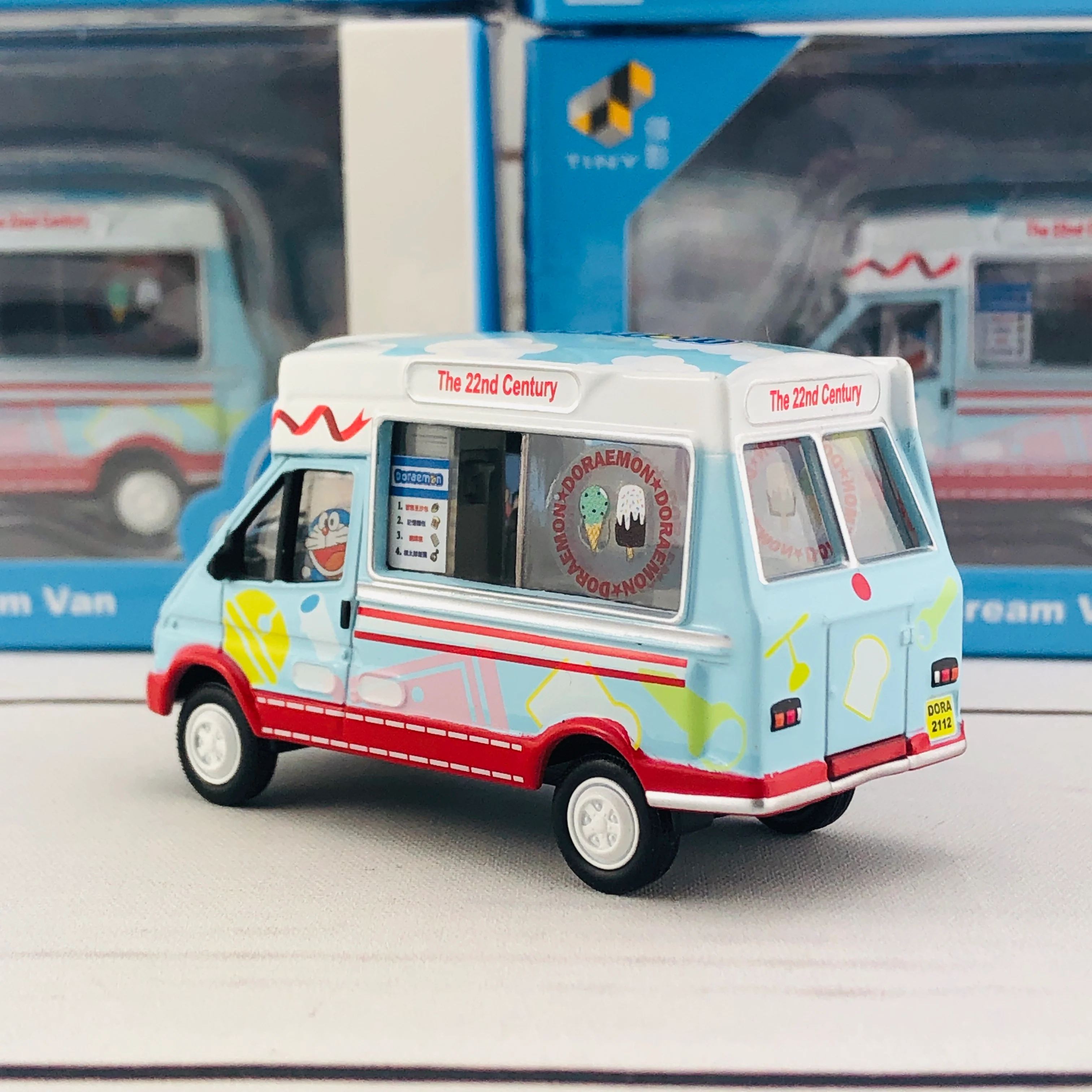 TINY x DORAEMON Ice-Cream Truck 叮噹雪糕車 DORA012 - Image 4