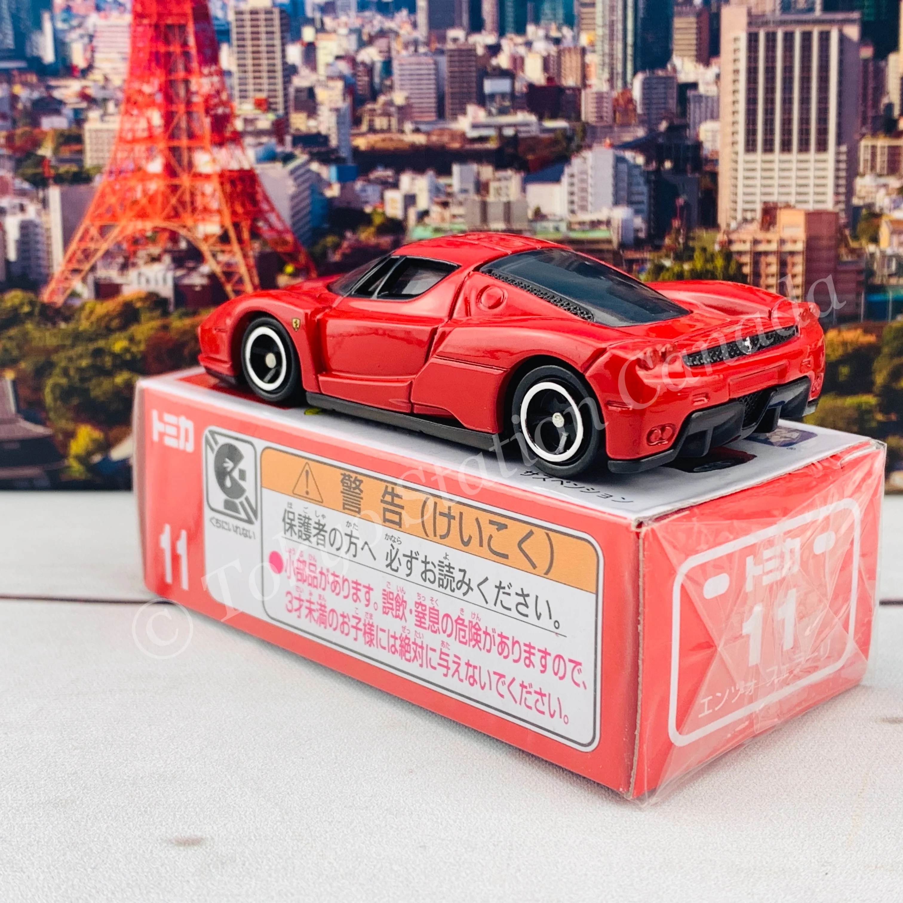 TOMICA 11 ENZO FERRARI (RED) 4904810799184 - Image 5