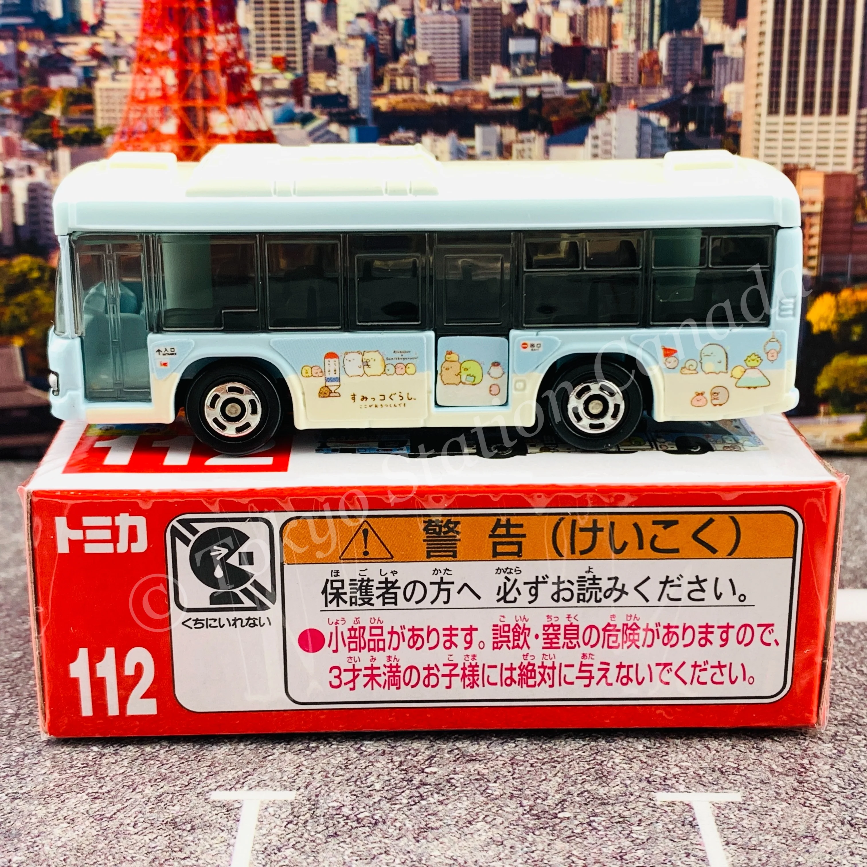 TOMICA 112 Isuzu Erga Sumikko Gurashi x Rinko Bus 4904810160977 - Image 3