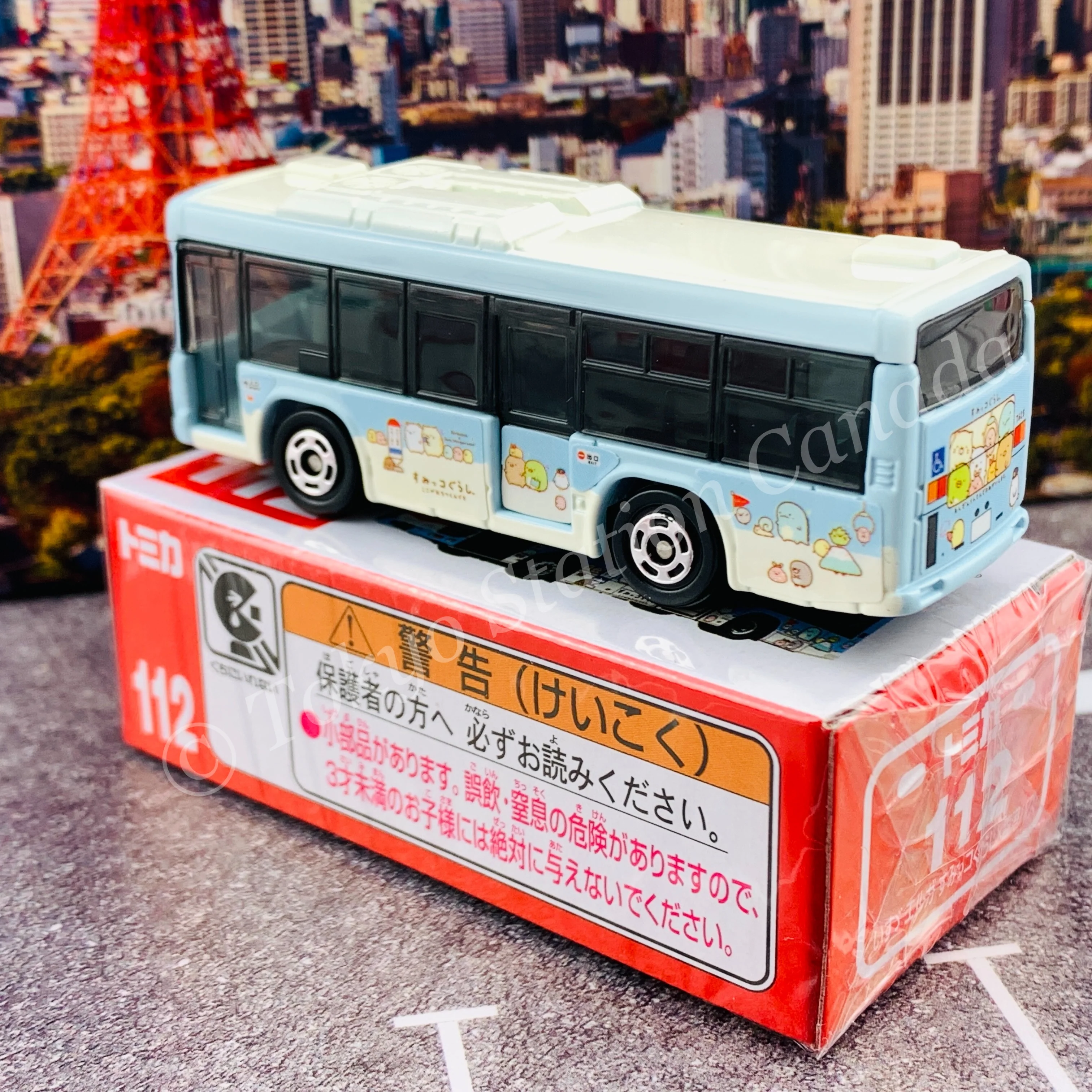 TOMICA 112 Isuzu Erga Sumikko Gurashi x Rinko Bus 4904810160977 - Image 5