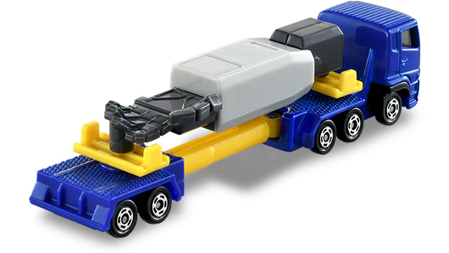 TOMICA 140 Mitsubishi Fuso Super Great Pole Trailer - Image 2
