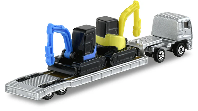 Tomica 142 Isuzu Giga Heavy Equipment Carrier - Image 2