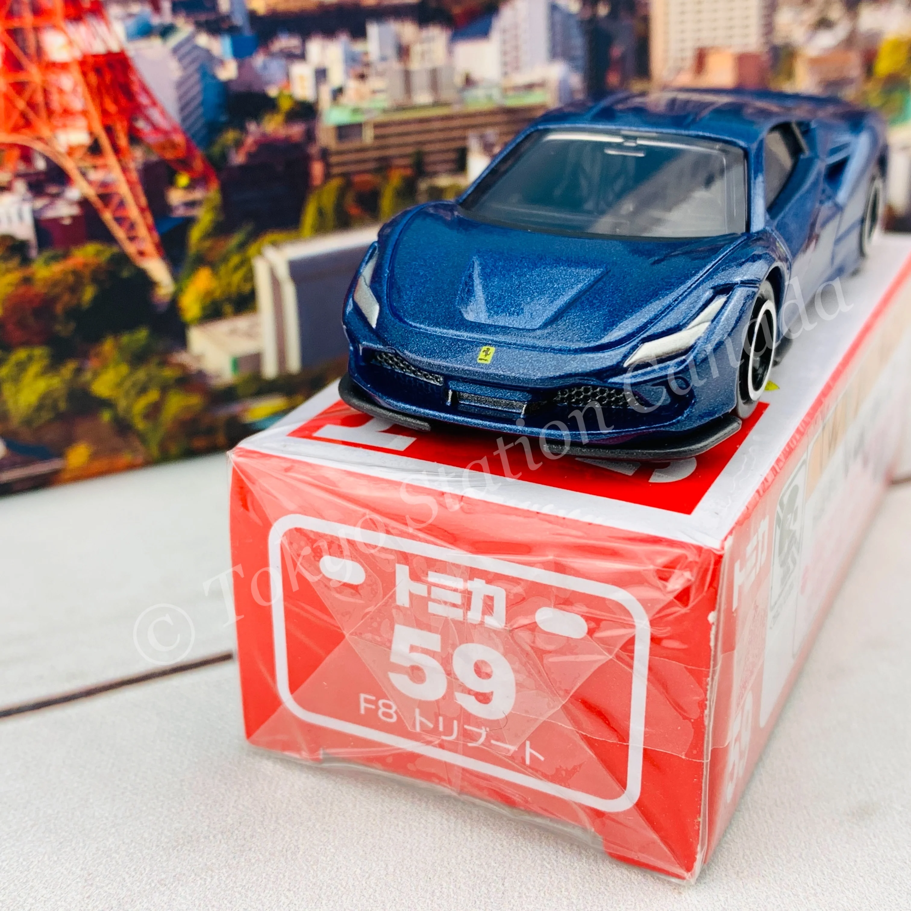 TOMICA 59 F8 Tributo Blue - Image 3