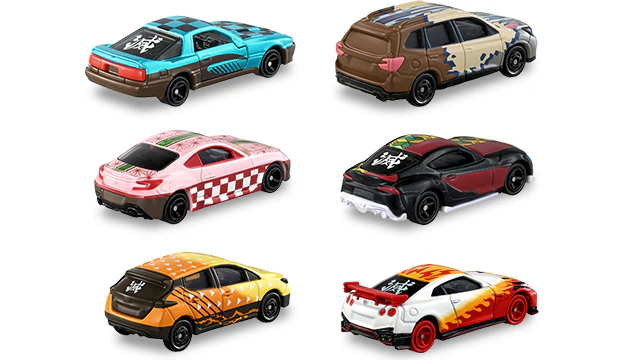 TOMICA Kimetsu no Yaiba Tomica Special Color Collection Set of 6 - Image 2