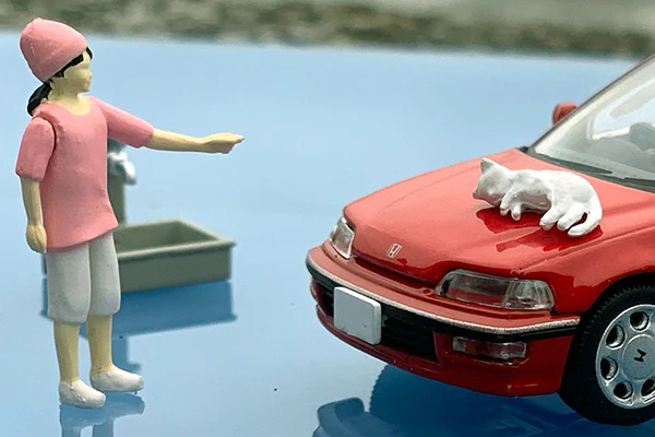 Tomica Limited Vintage NEO 1/64 Diocolle 64 # Car Snap 02a Car Washing - Image 6