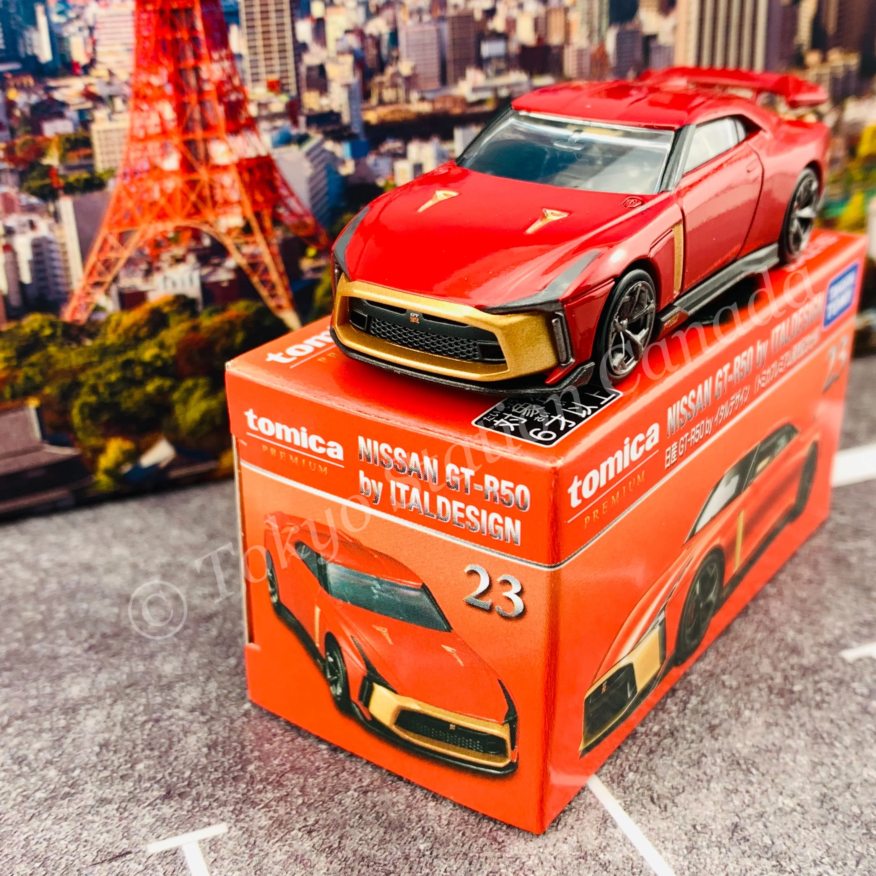 Tomica Premium 23 Nissan GT-R50 by Italdesign (Tomica Premium Release Commemorative Specificationトミカプレミアム発売記念仕様) - Image 2