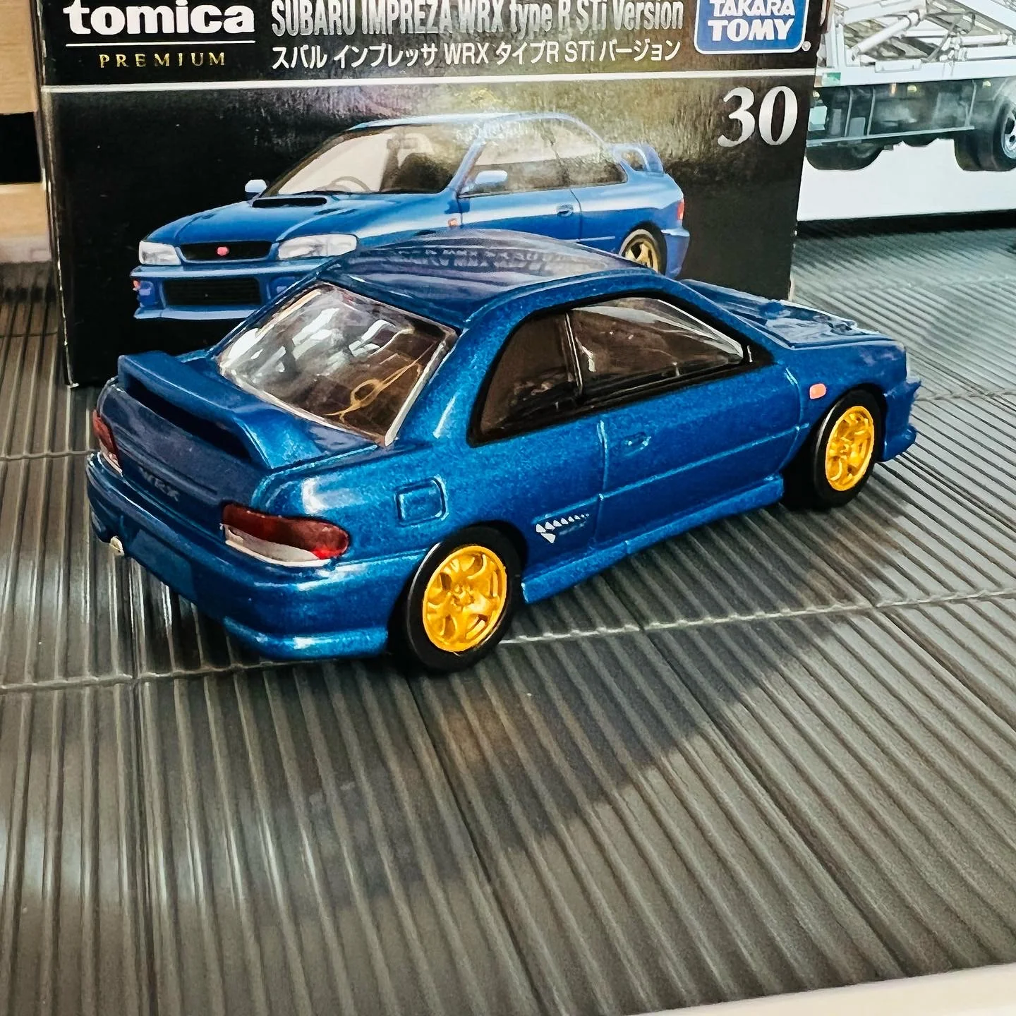 Tomica Premium 30 Subaru Impreza WRX Type R STi Version - Image 2