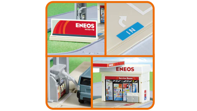 Tomica Town Gas Station ENEOS 4904810903871 - Image 3
