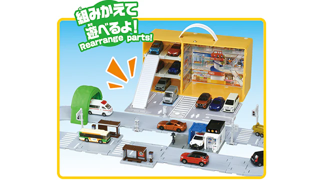 TOMICA WORLD Shopping mall with road - Image 3