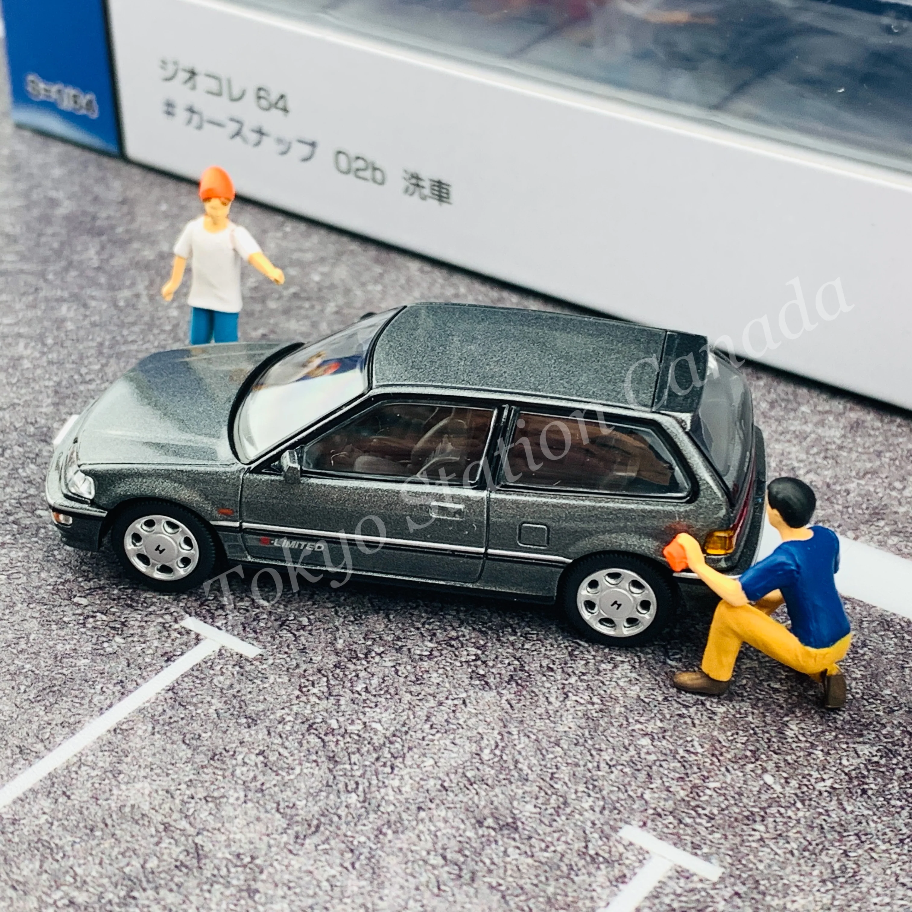Tomytec Limited Vintage Neo 1/64 Diocolle 64 #02b Car wash 4543736314875 - Image 3