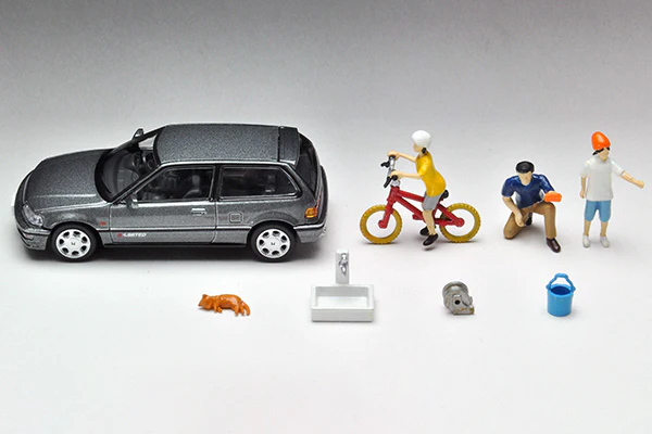 Tomytec Limited Vintage Neo 1/64 Diocolle 64 #02b Car wash 4543736314875 - Image 9