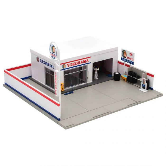 Tomytec 1/64 TOMICARAMA 05A Tire Shop YOKOHAMA TIRE - Image 6